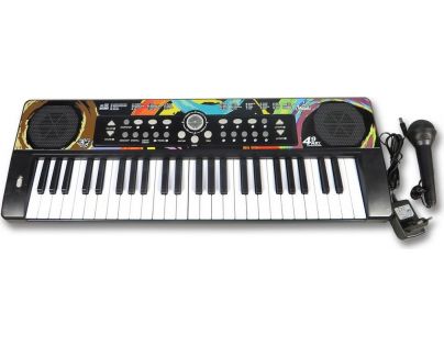 Made Piano 49 kláves s nabíječkou a mikrofonem