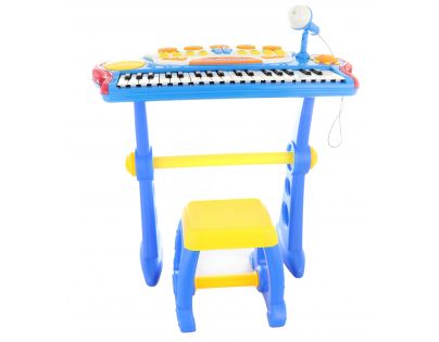 Piáno s adaptérom 37 klávesov modré