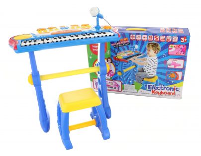 Piáno s adaptérom 37 klávesov modré