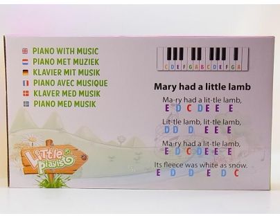 Piano se zvířátky 13 kláves na baterie