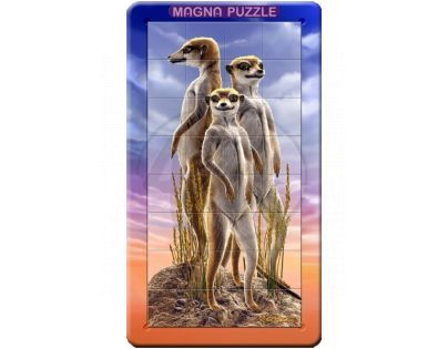 Piatnik 3D Magnetické puzzle Surikaty