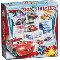 Piatnik Pexeso a Domino Cars Ice Racers 2