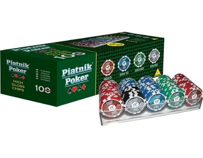 Piatnik Poker Chips 100 High Gloss