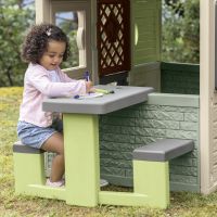 Smoby Piknikový stolček Life s lavicami k domčeku 2