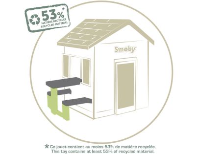 Smoby Piknikový stolček Life s lavicami k domčeku