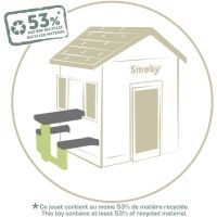 Smoby Piknikový stolček Life s lavicami k domčeku 3