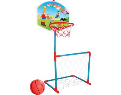 Pilsan Basket a futbalová bránka s loptou Deti
