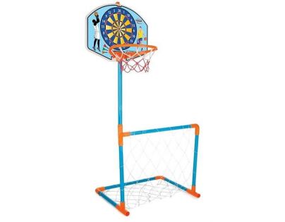 Pilsan Basket a futbalová bránka s loptou Terč