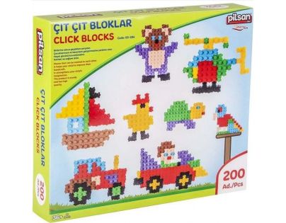 Pilsan Stavebnice Click Blocks 200 ks
