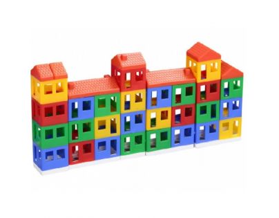 Pilsan stavebnica MINI TOWN 40ks