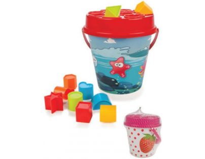 Pilsan Toys vkládačka malovaný kyblík