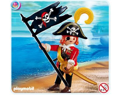 Playmobil 4690 - Pirát s vlajkou