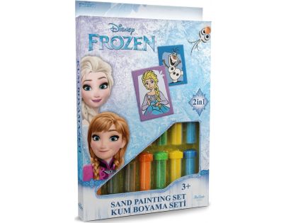 Pískování obrázků 2 v 1 Ledové království Olaf a Elsa
