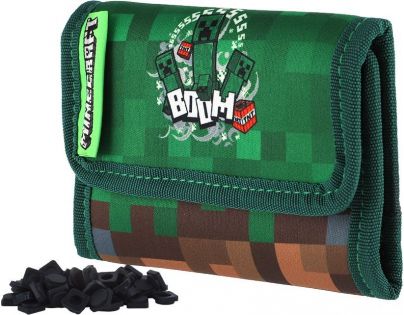 Pixie Crew & Minecraft Peňaženka na suchý zips s vnútorným vreckom