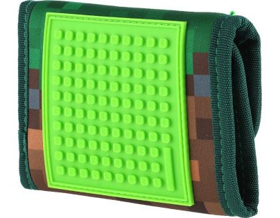 Pixie Crew & Minecraft Peňaženka na suchý zips s vnútorným vreckom