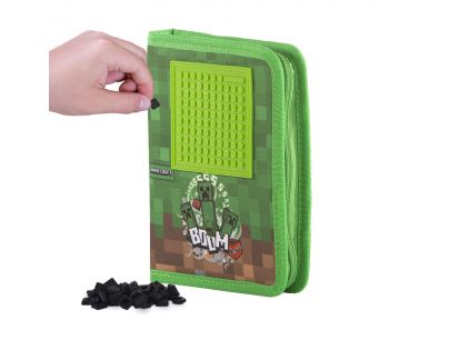 Pixie Crew Minecraft Školský peračník s malým panelom