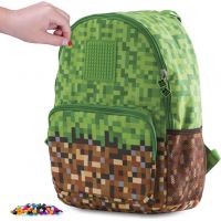 Pixie Crew Voľnočasový batoh Minecraft zelenohnedý