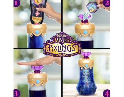Pixlings Bábika morská víla modrá