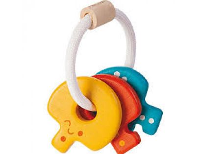 Plan Toys Hrkálka s kľúčmi