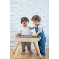 Plan Toys Detský stolík so stoličkou čierny 4