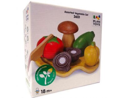 Plan Toys EKO krájanie, zelenina na doske