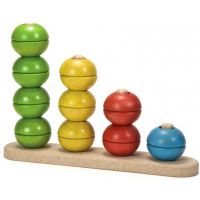 PlanToys 5614 - EKO - navlékací stavěcí věže nakláněcí 2