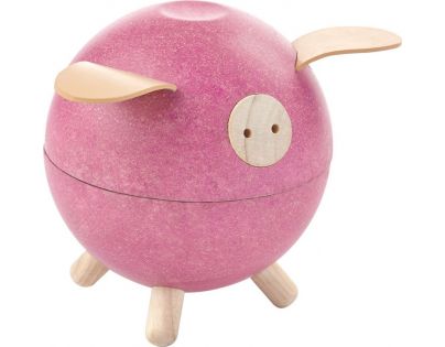 Plan Toys Pokladnička ružové prasiatko