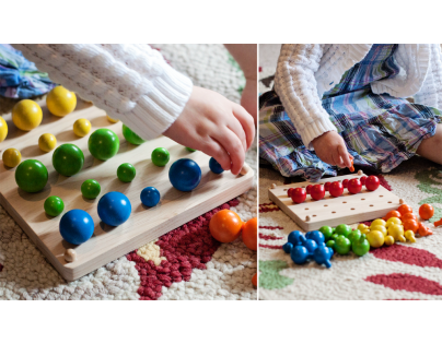 PlanToys Kreatívna Klincová tabuľa