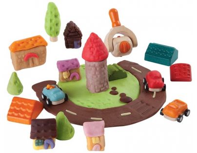 Plan Toys Sada na výrobu mesta z modelíny