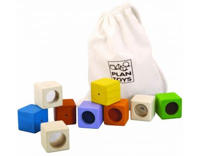 PlanToys Zmyslové kocky