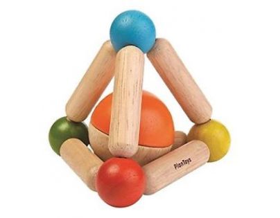 Plan Toys Tvarovacia hrkálka Triangl