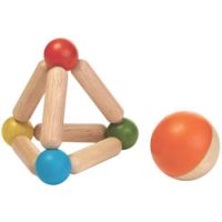 Plan Toys Tvarovacia hrkálka Triangl 2
