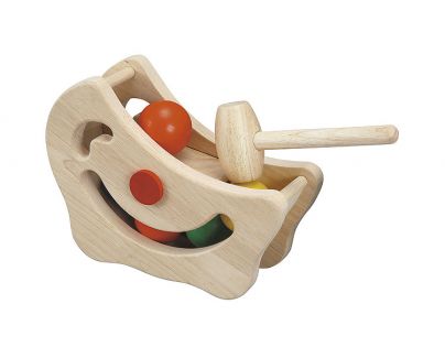 PlanToys Zatĺkačka s guličkami Kolíska