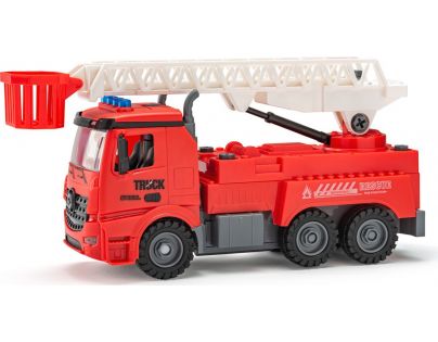 Plastica Auto Hasič na diaľkové ovládanie stavebnice 30 cm