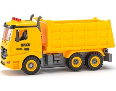 Plastica Auto Sklápačka na diaľkové ovládanie stavebnice 26 cm
