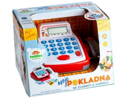 Plastová digitálny pokladňa 18cm s doplnkami