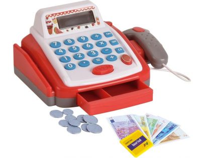 Plastová digitálny pokladňa 18cm s doplnkami