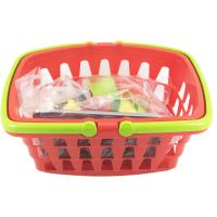 Plastový nákupný košík plast so sadou riadu a varičom 3