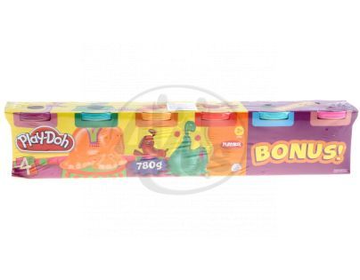 PLAY-DOH 4 + 2 zářivé barvy (23566)