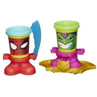 PlayDoh Avengers Kelímky ve tvaru hrdinů SpiderMan a Green Goblin PlayDoh Avengers Kelímky ve tvaru hrdinů SpiderMan a Green Goblin