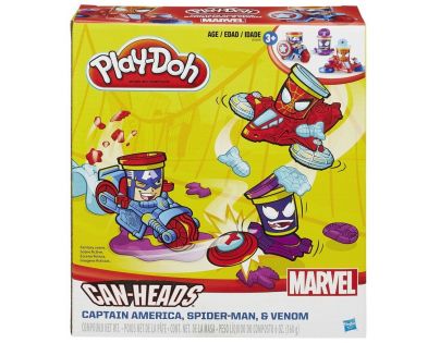 PlayDoh Avengers Kelímky ve tvaru hrdinů s vozidly