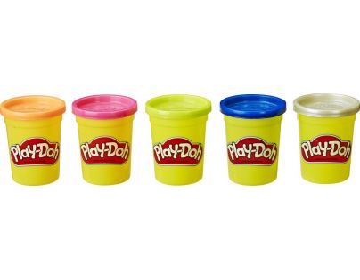 Play-Doh balení 5ks Stříbrná