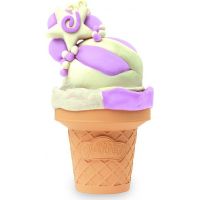 Play-Doh Plastelína ako zmrzlina kornút fialovo-žltý 4