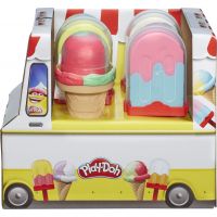 Play-Doh Plastelína ako zmrzlina kornút fialovo-žltý 5