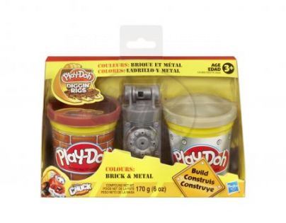Hasbro 49379_49386 - Play-Doh Materiál na stavbu - cihly a kov