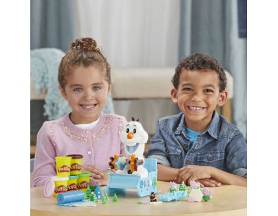 Play-Doh Olaf a snehové kreácie