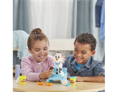 Play-Doh Olaf a snehové kreácie