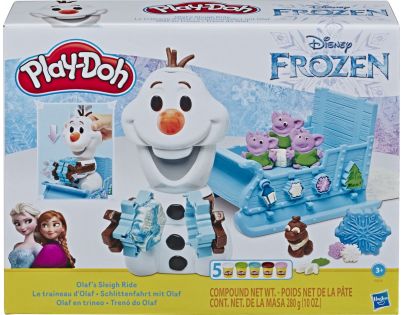 Play-Doh Olaf a snehové kreácie