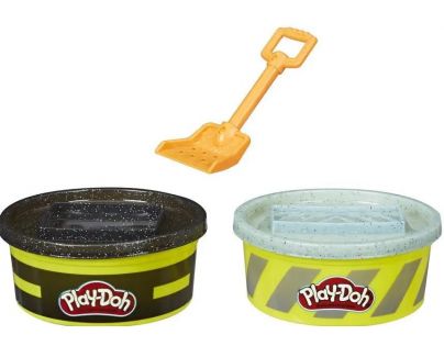 Play-Doh Wheels Stavebné plastelína čierna, sivá