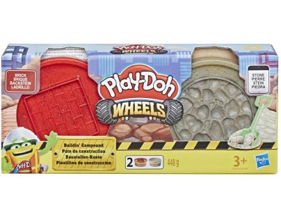 Play-Doh Wheels Stavebné plastelína červená, sivá